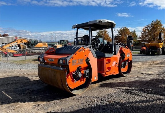 Hamm HD+1201 W-HF Tandum Smooth Drum Roller - Photo 3