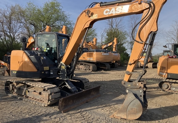 Case CX80C Excavator with Blade - Photo 1