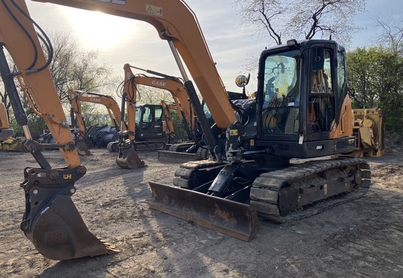 Case CX80C Excavator with Blade - Photo 2