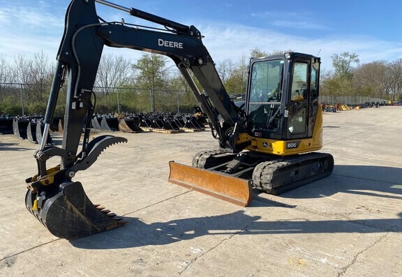 Deere 60G Mini Excavator with Blade - Photo 1