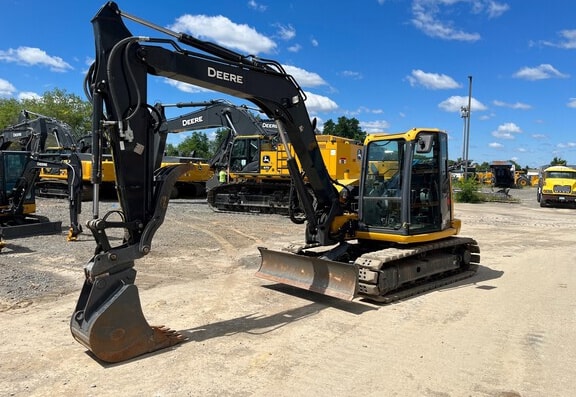 Deere 85G Excavator with Blade - Photo 1