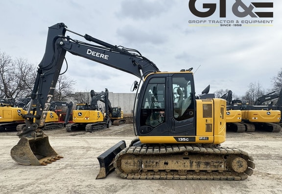 Deere 135G Excavator with Blade - Photo 3